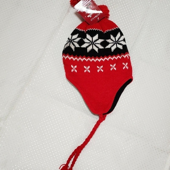 Spny Chenille Ultra Soft Hat One Size Pom Pom  NWT - Picture 2 of 3